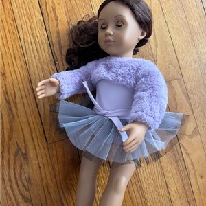 Lavender and Blue Tutu Doll